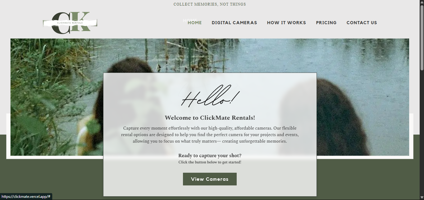 Click Mate Rentals Project Screenshot